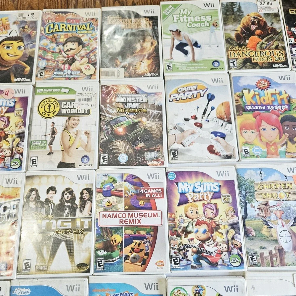Nintendo Wii Games Lot Of 30 Games Something For Everyone Most Have Manuels